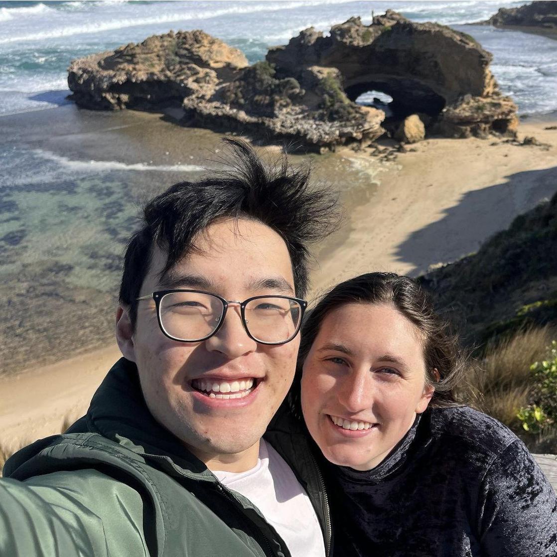 Con and Syd in Portsea