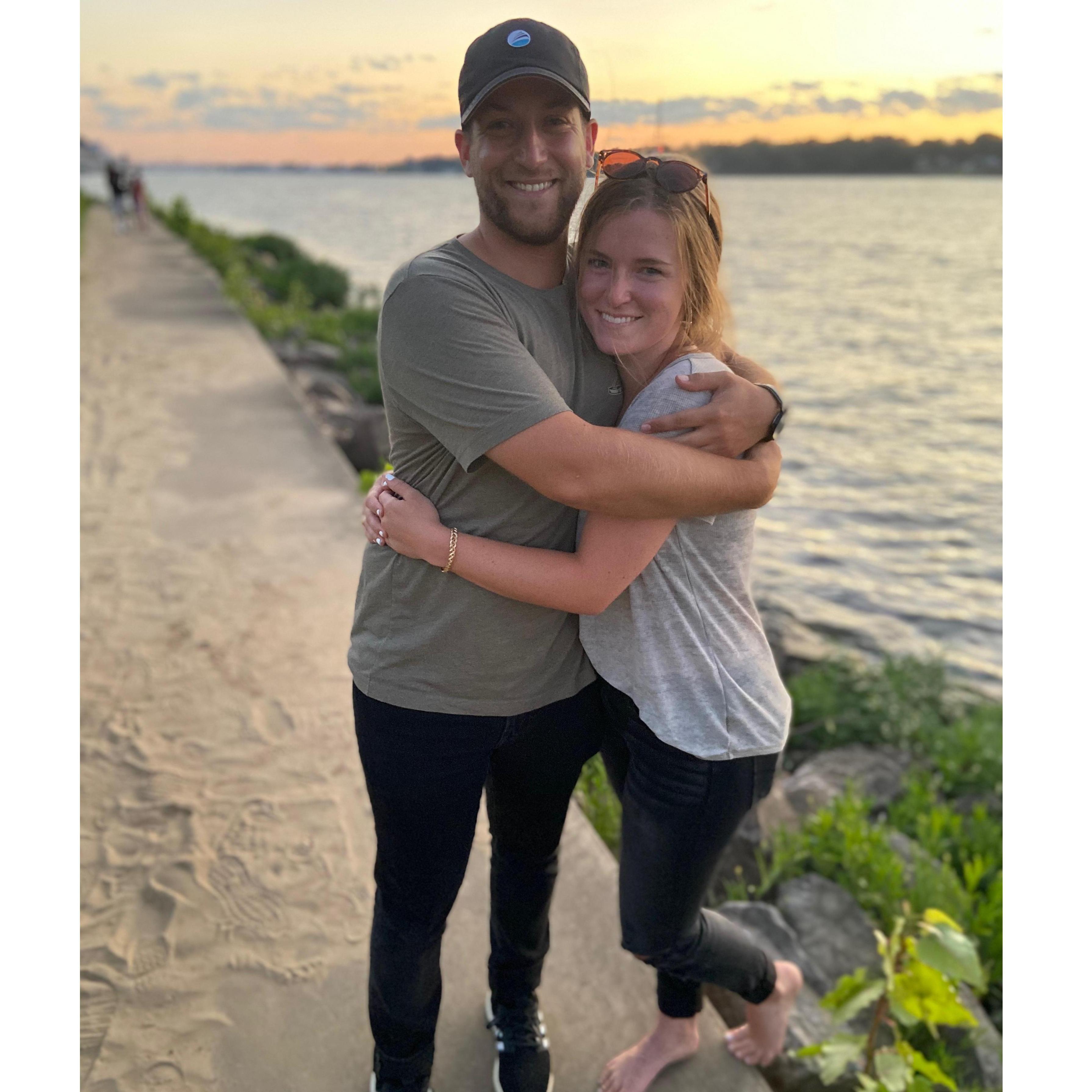 We went on a double date with some of our closest friends in Louisville, then when Spencer drove me home, he kissed me for the first time (this go-around). #makinMOVES
