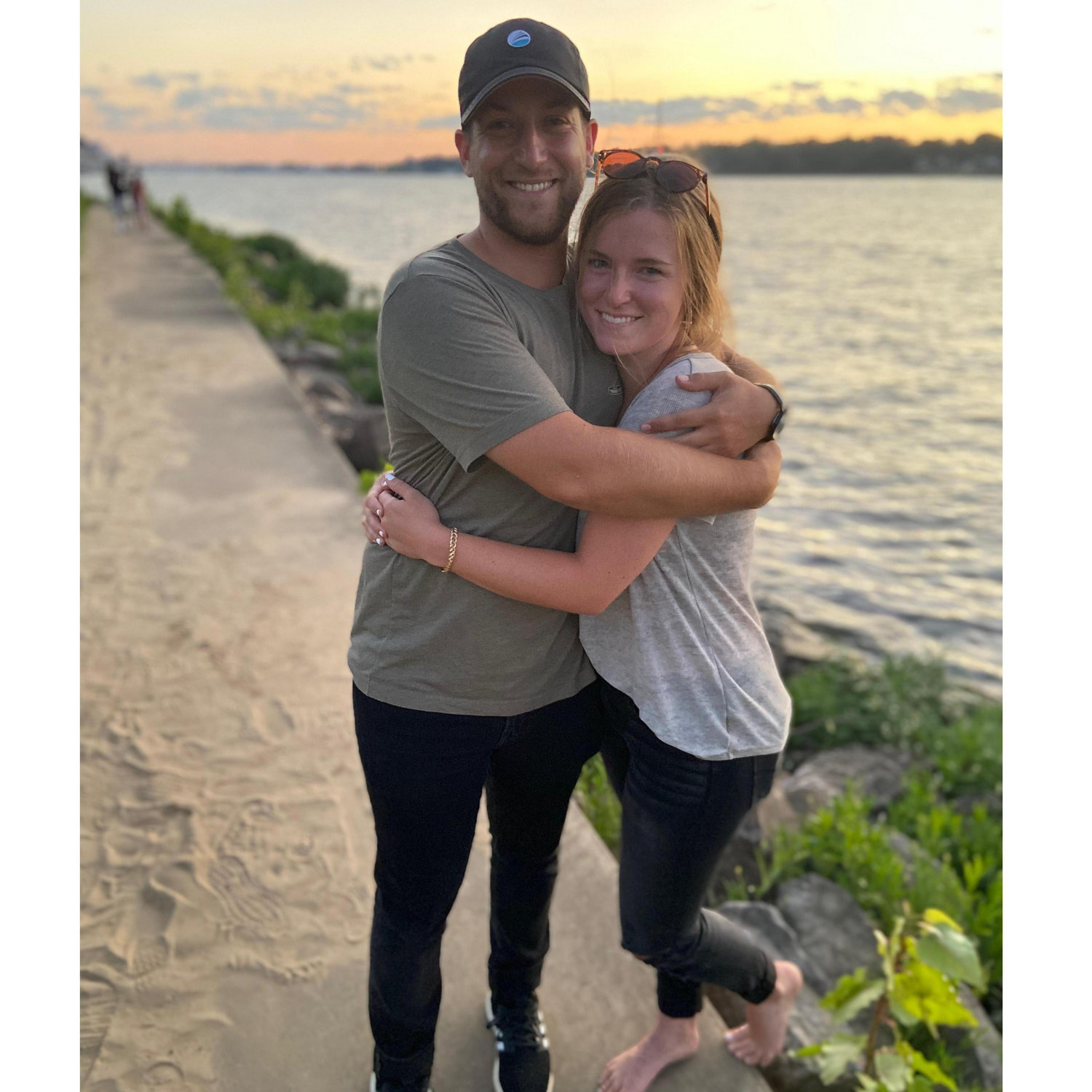 We went on a double date with some of our closest friends in Louisville, then when Spencer drove me home, he kissed me for the first time (this go-around). #makinMOVES
