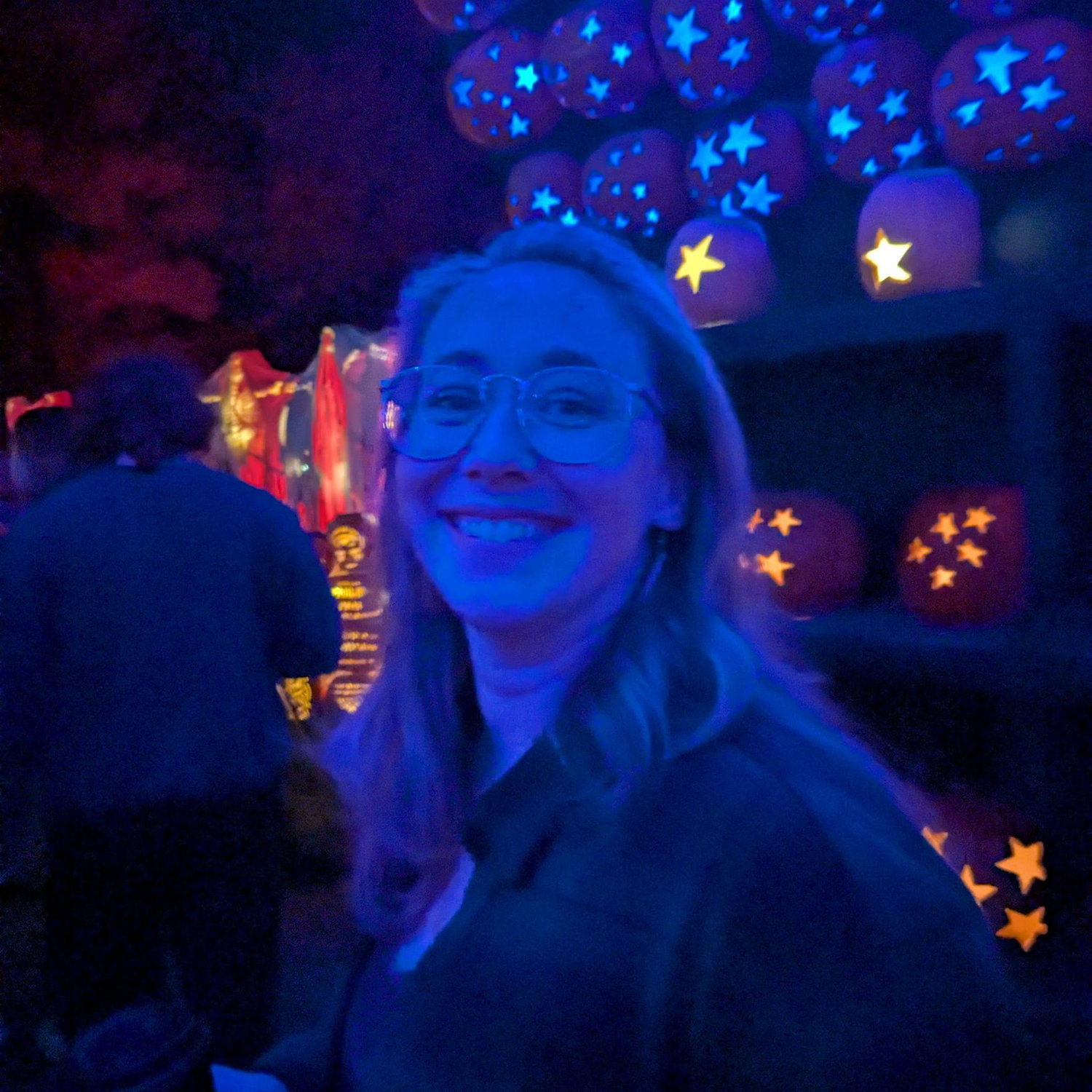 Emily at the Great Jack-o Lantern Blaze
