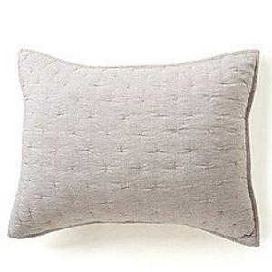 Southern Living Heirloom Quilted Linen Sham