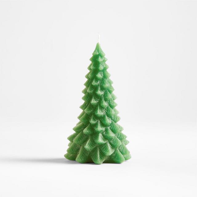 6" Green Tree Candle