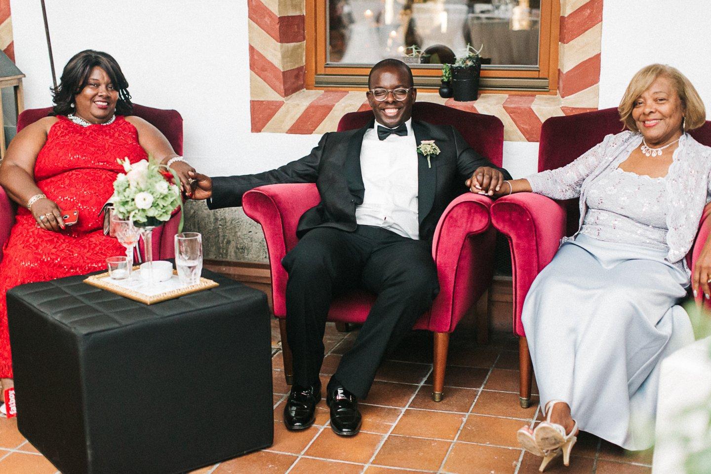 With mom and grandmom