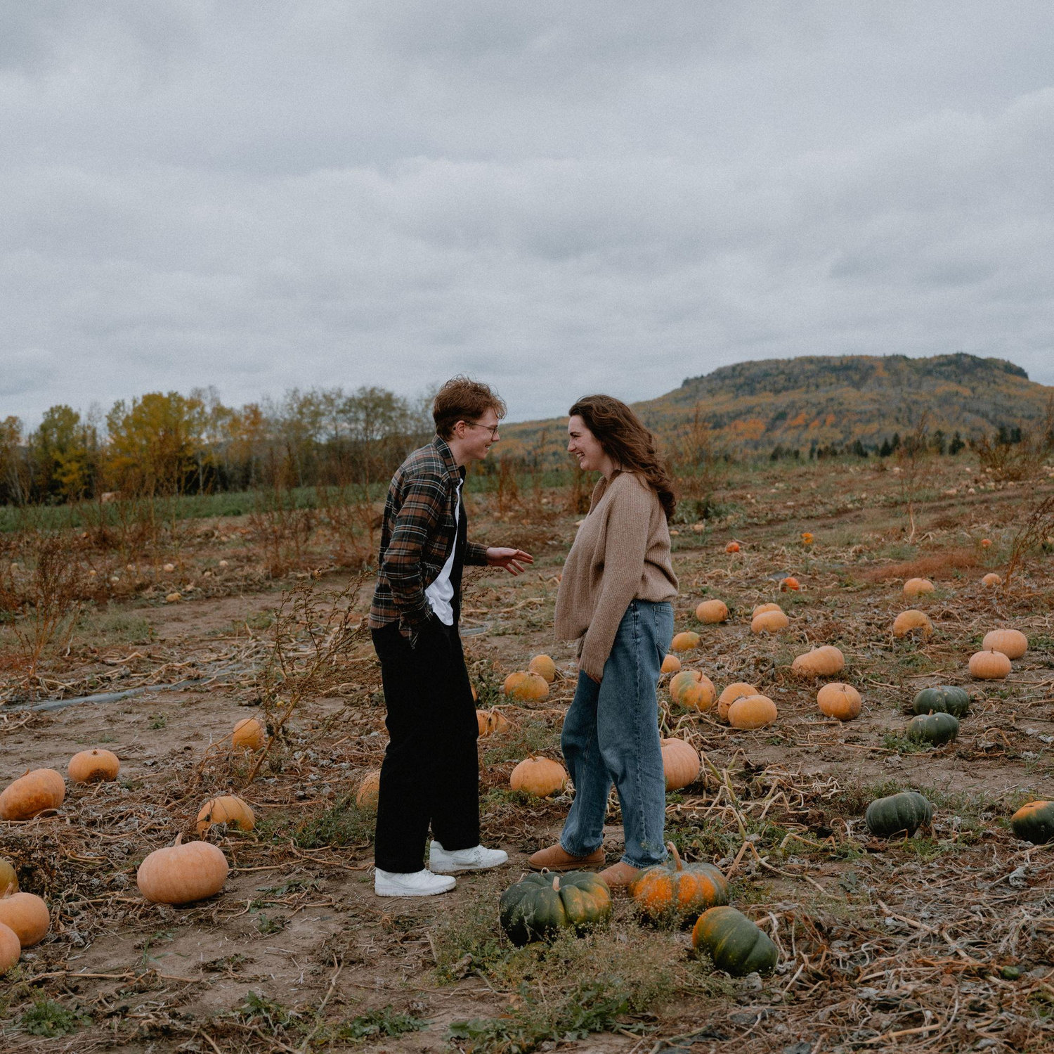 He said, “I’m going to propose to you now,” and I just laughed because there was just no way!