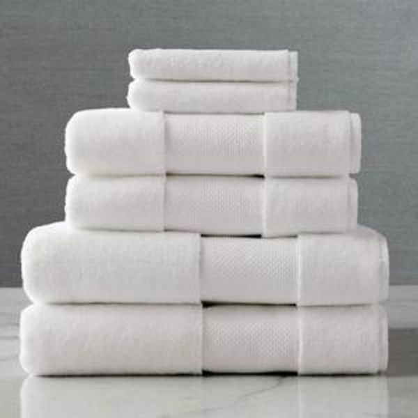 Frontgate Resort Collection Bath Towels: Six Piece Set in White
