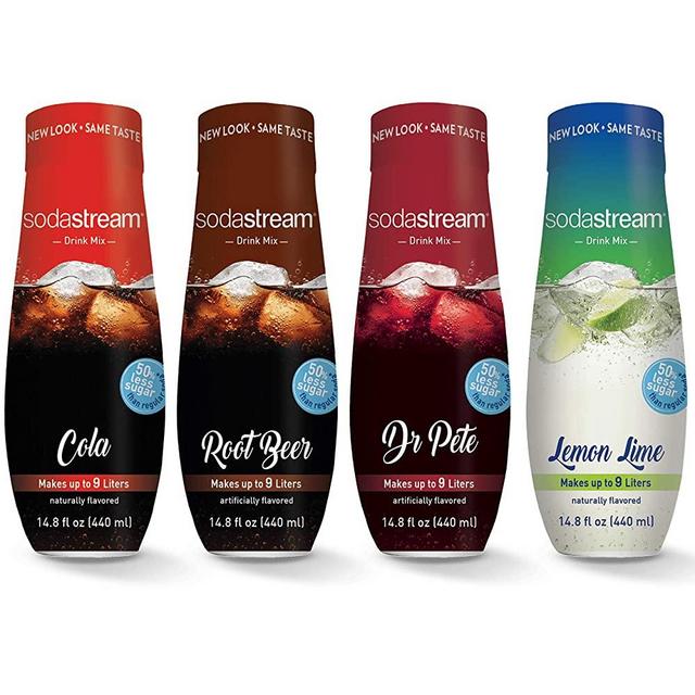 SodaStream Flavors Original Variety Pack, 440ml (4 Pack)