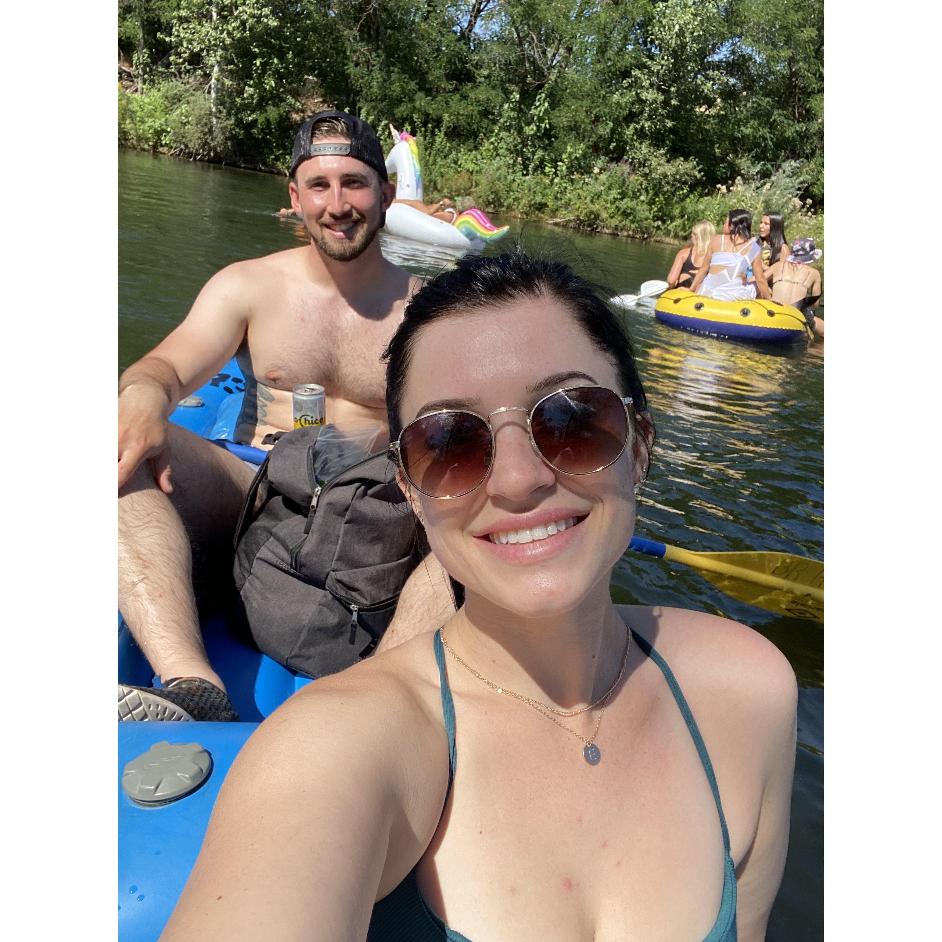 Kayaking the Boise River
