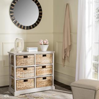 Keenan 6 Wicker Basket Storage Chest