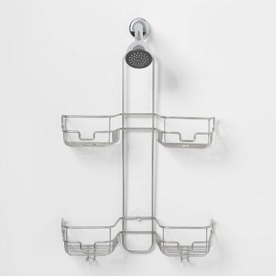 Hose Round Wire Shower Caddy Silver - Made By Design™