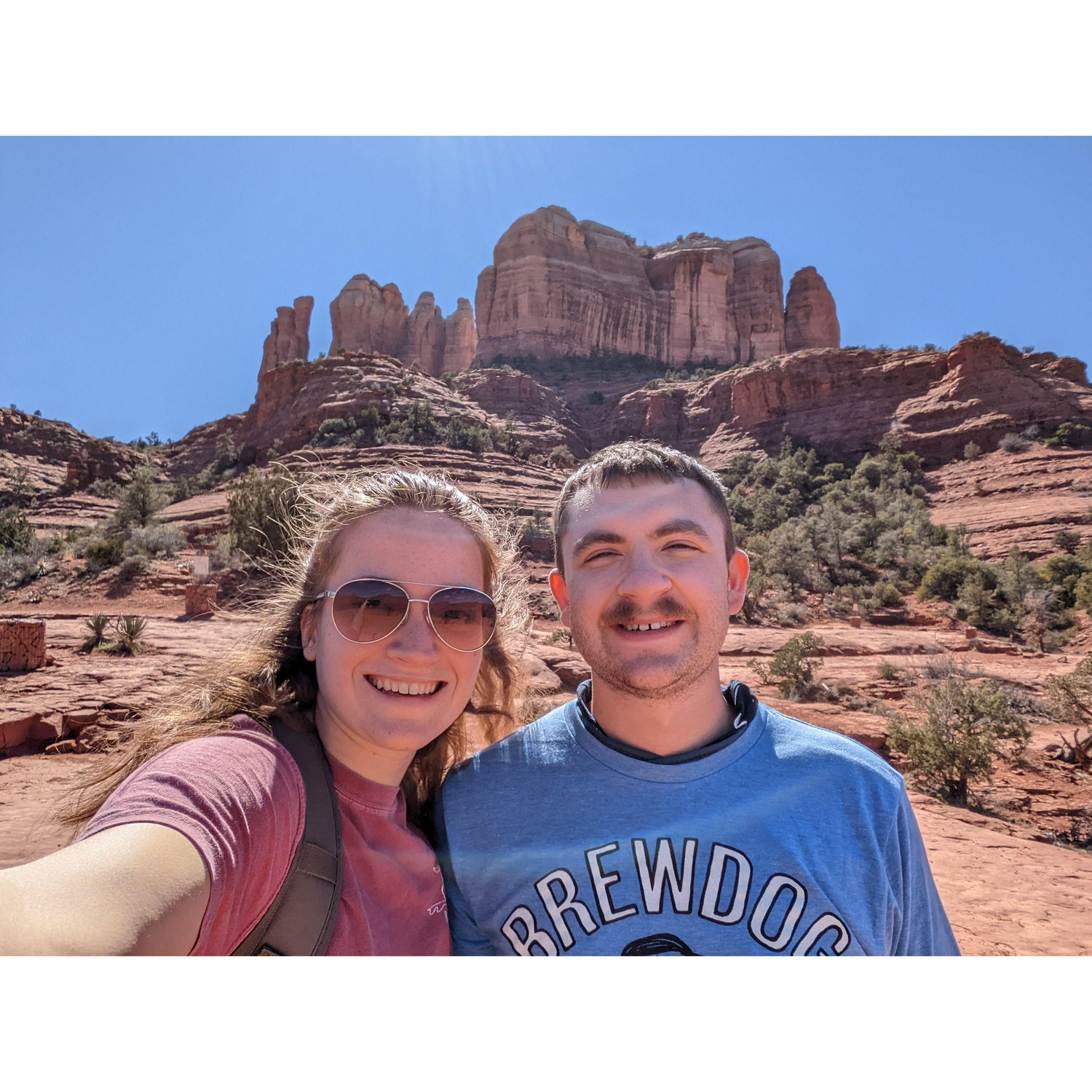Spring Break in Sedona during Noah's deployment.