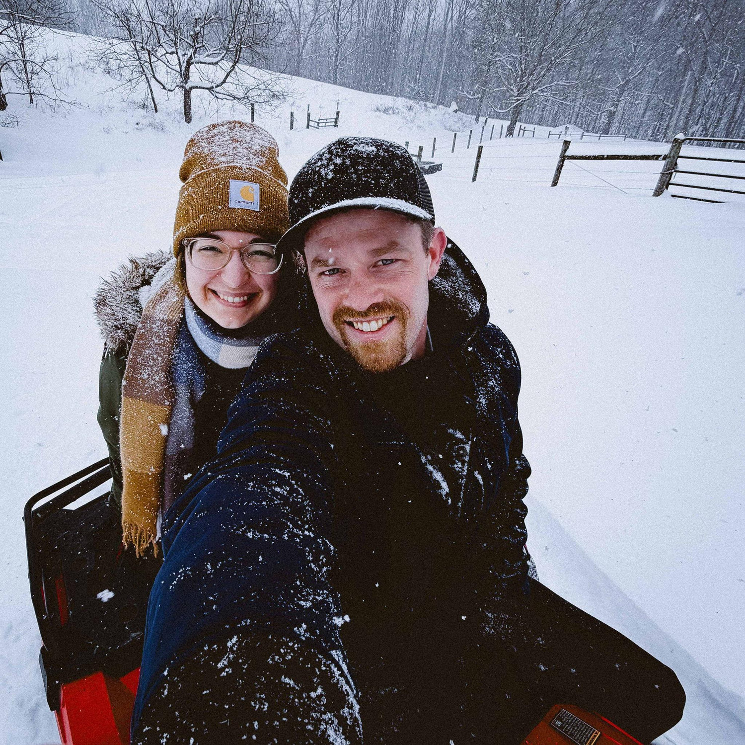 Snowed in together ❄️