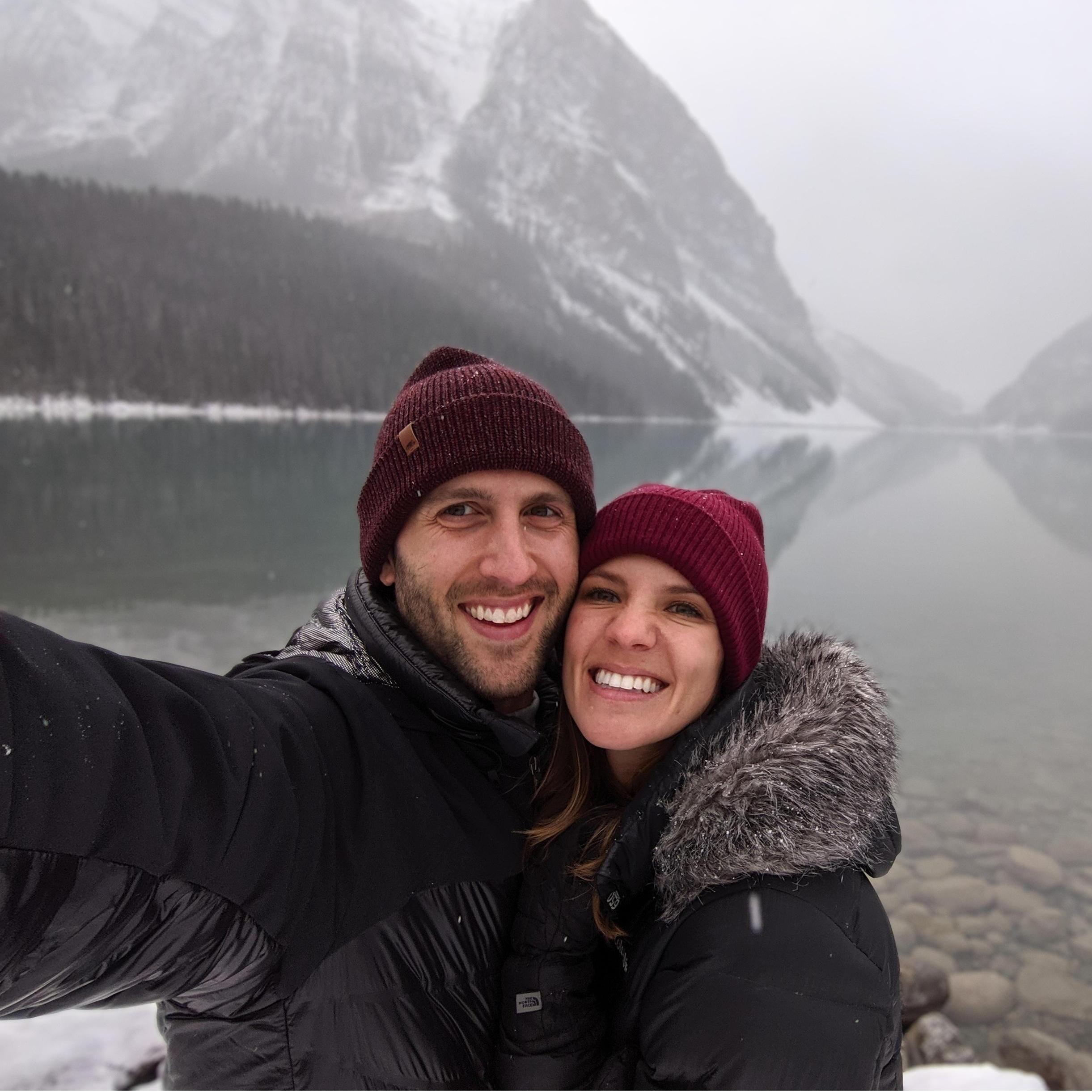First big trip together, Lake Louise!