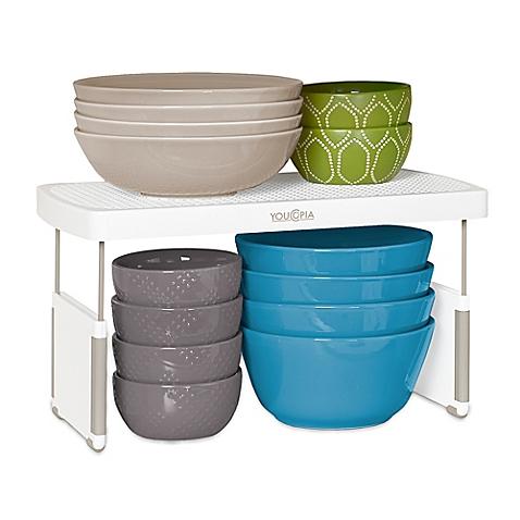 YouCopia® StoreMore Height Adjustable Shelf Riser in White