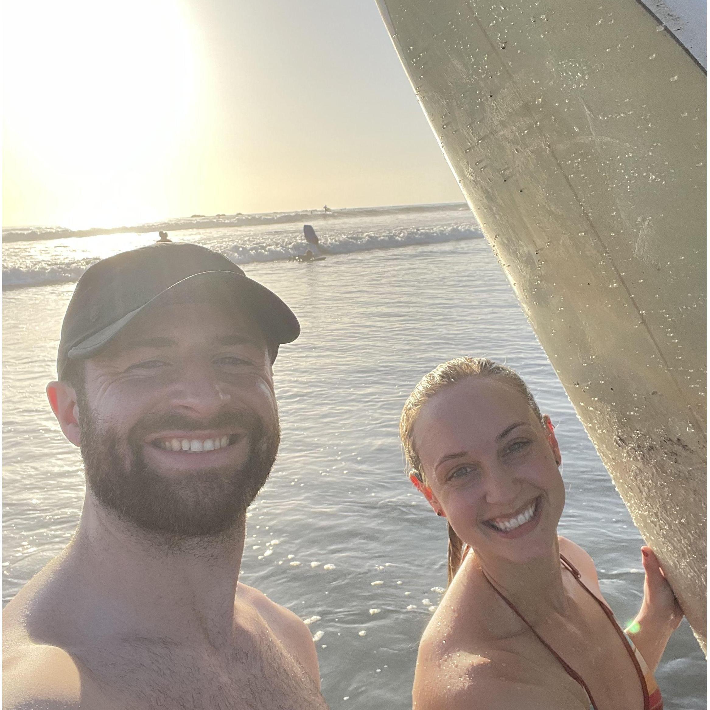 Costa Rica surfing!