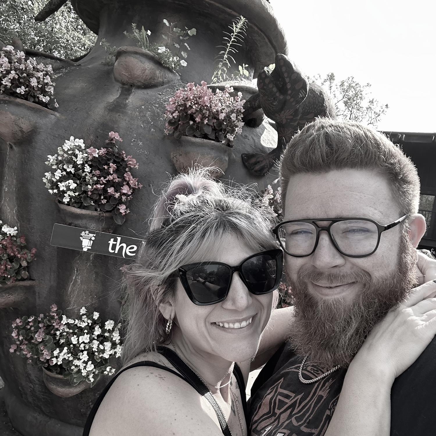 Fun fact: Our first road trip together proved two things — Tim’s the better driver, and Sabrina’s the better DJ.