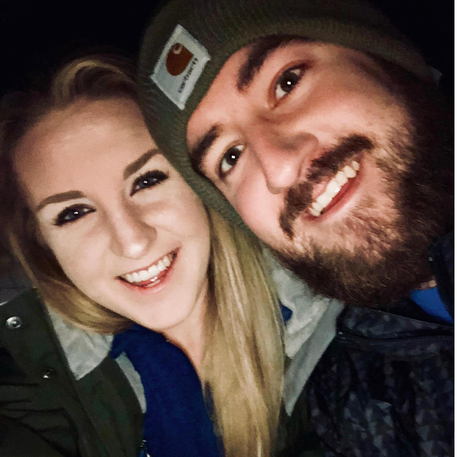 Our first photo taken together