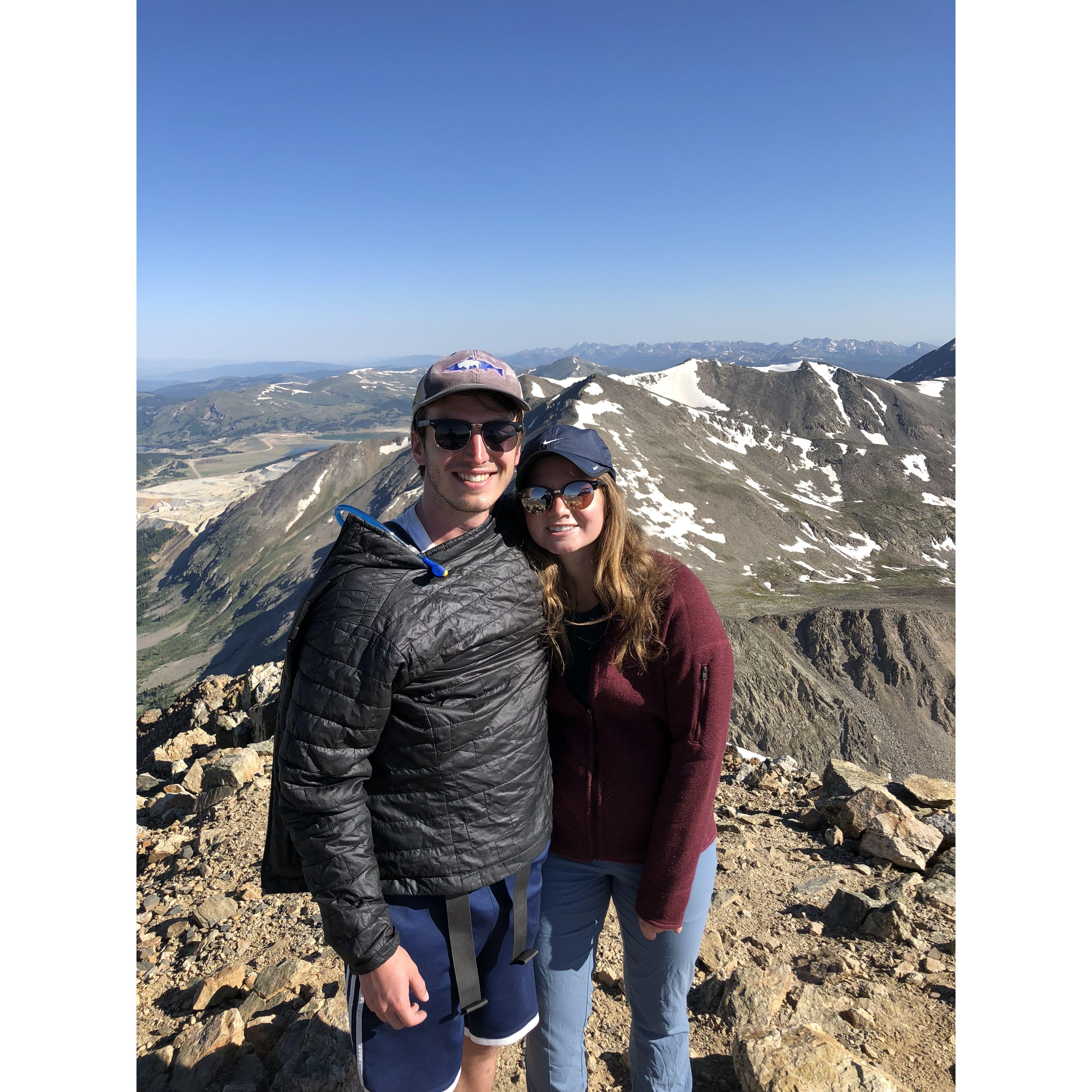 We have climbed 8 of Colorado's 14ers together over the years