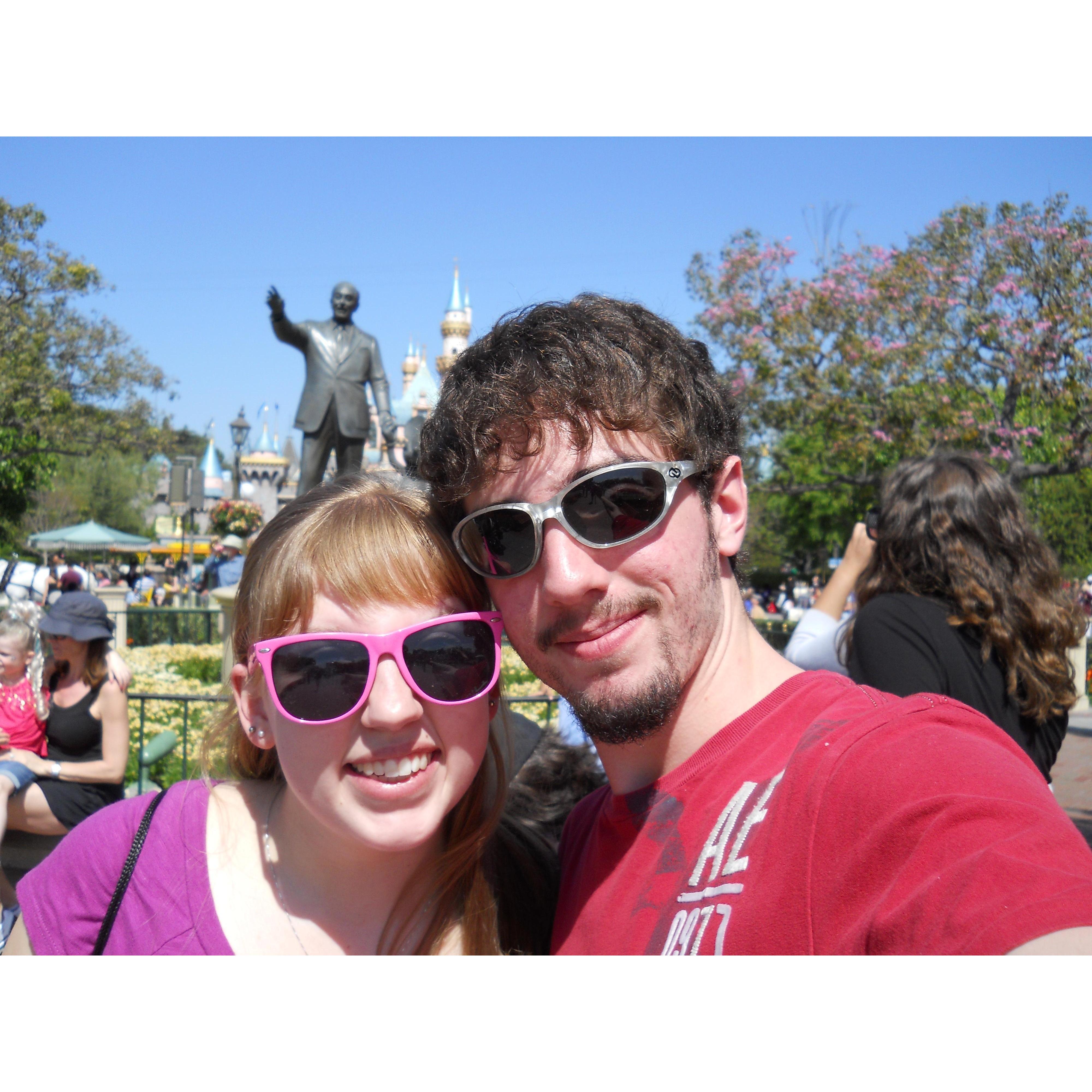 Spring Break of our Freshman year we road tripped to Disney Land with a bunch of friends. Oh how much we've grown. Or is it called aged at this point?