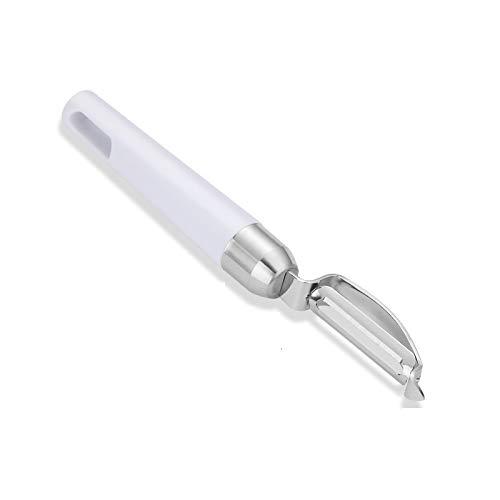 HZL Anti-rust Sharp Blade Premium Peeler Stainless Steel Vegetable Peeler Potato Carrot Peeler Apple All Fruits and Veggie Peeler Ergonomic Handle Kitchen Peelers (White)
