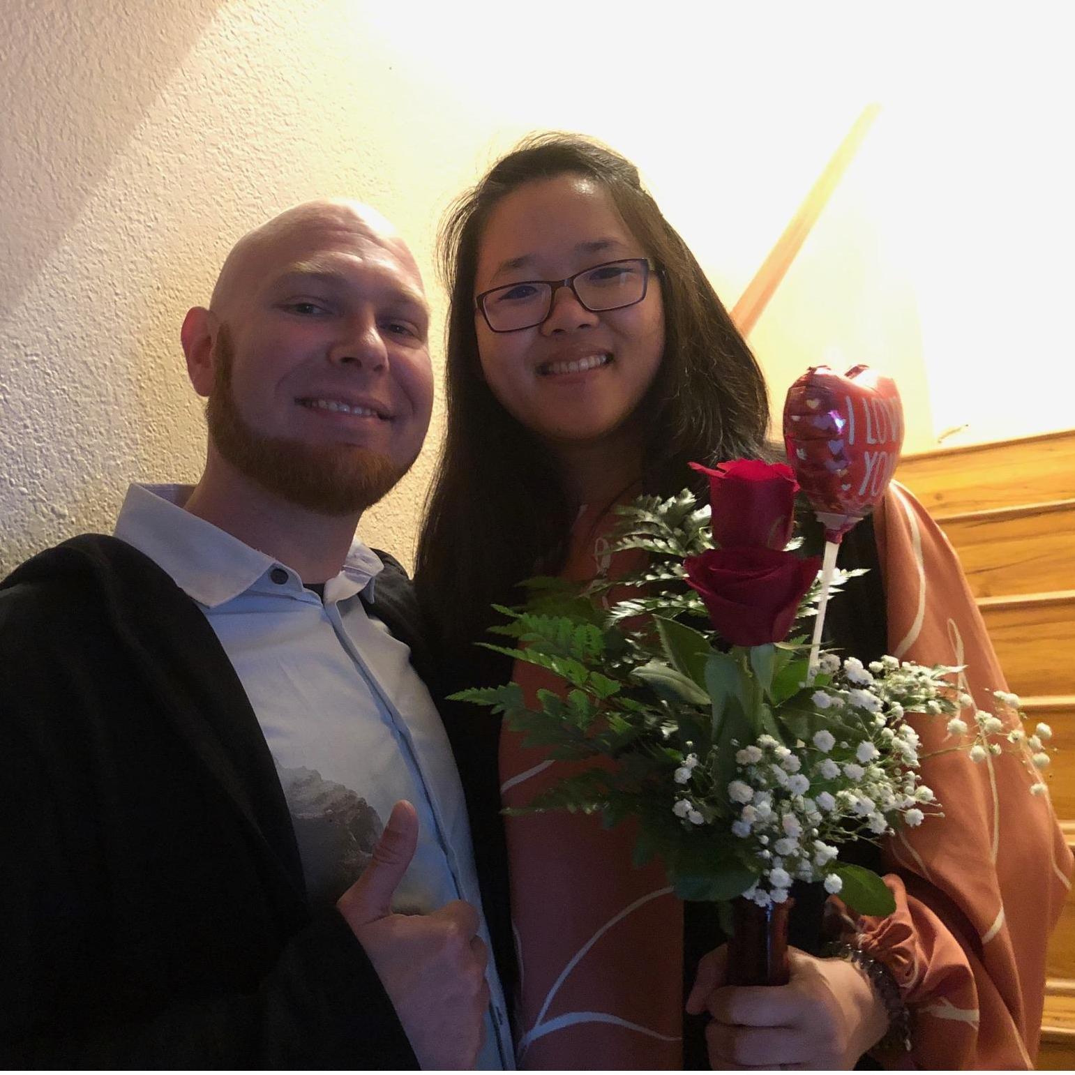 Our first Valentine's Day!