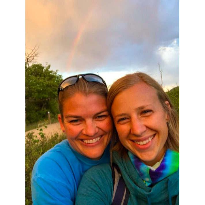 For our first real date we went into RMNP and had a picnic together and hiked around by Fern Lake Trailhead - Aug 10, 2020