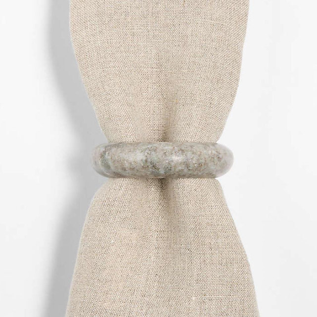 Tuscan Kitchen Marble Napkin Ring