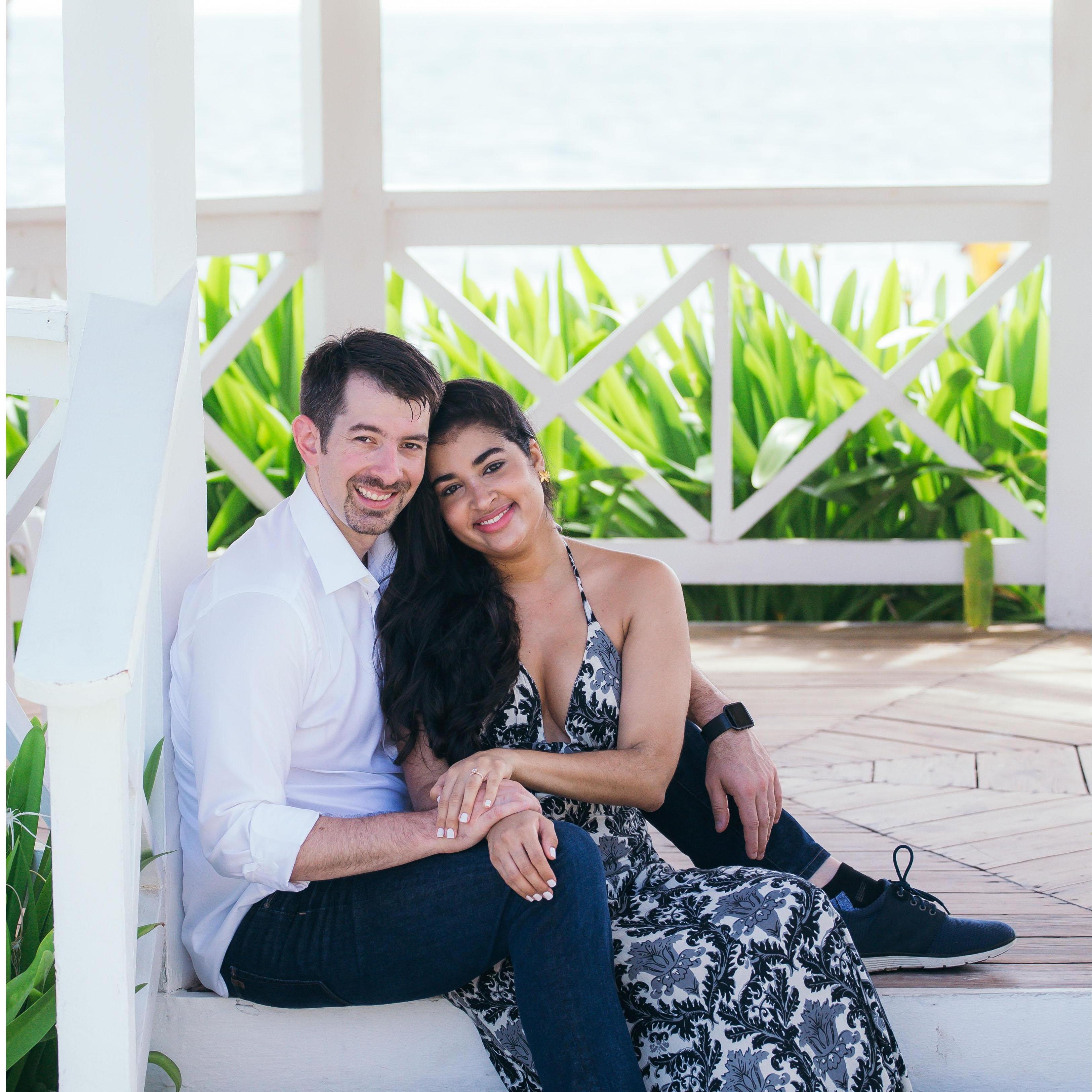 Engagement pictures in Punta Cana, DR.