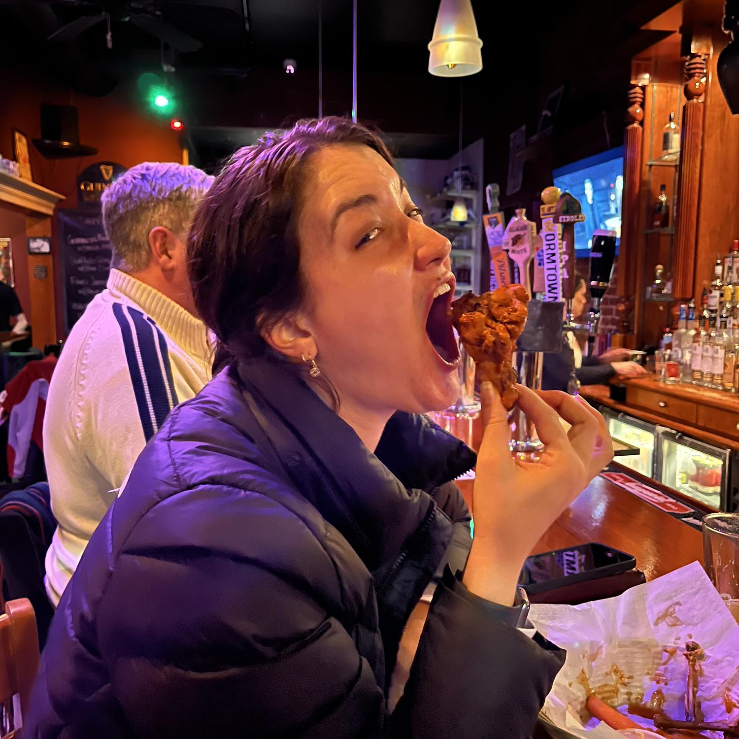 The wing never stood a chance