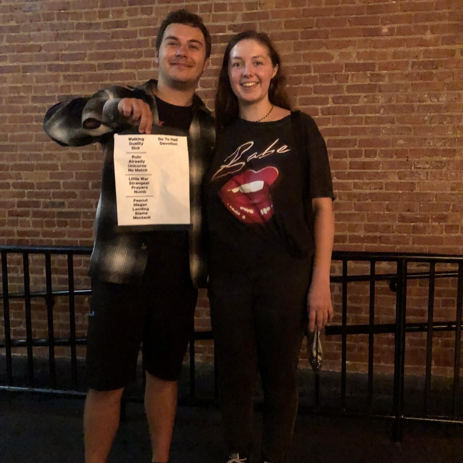 This photo was taken the night we met, after we both found out we were Witnesses!