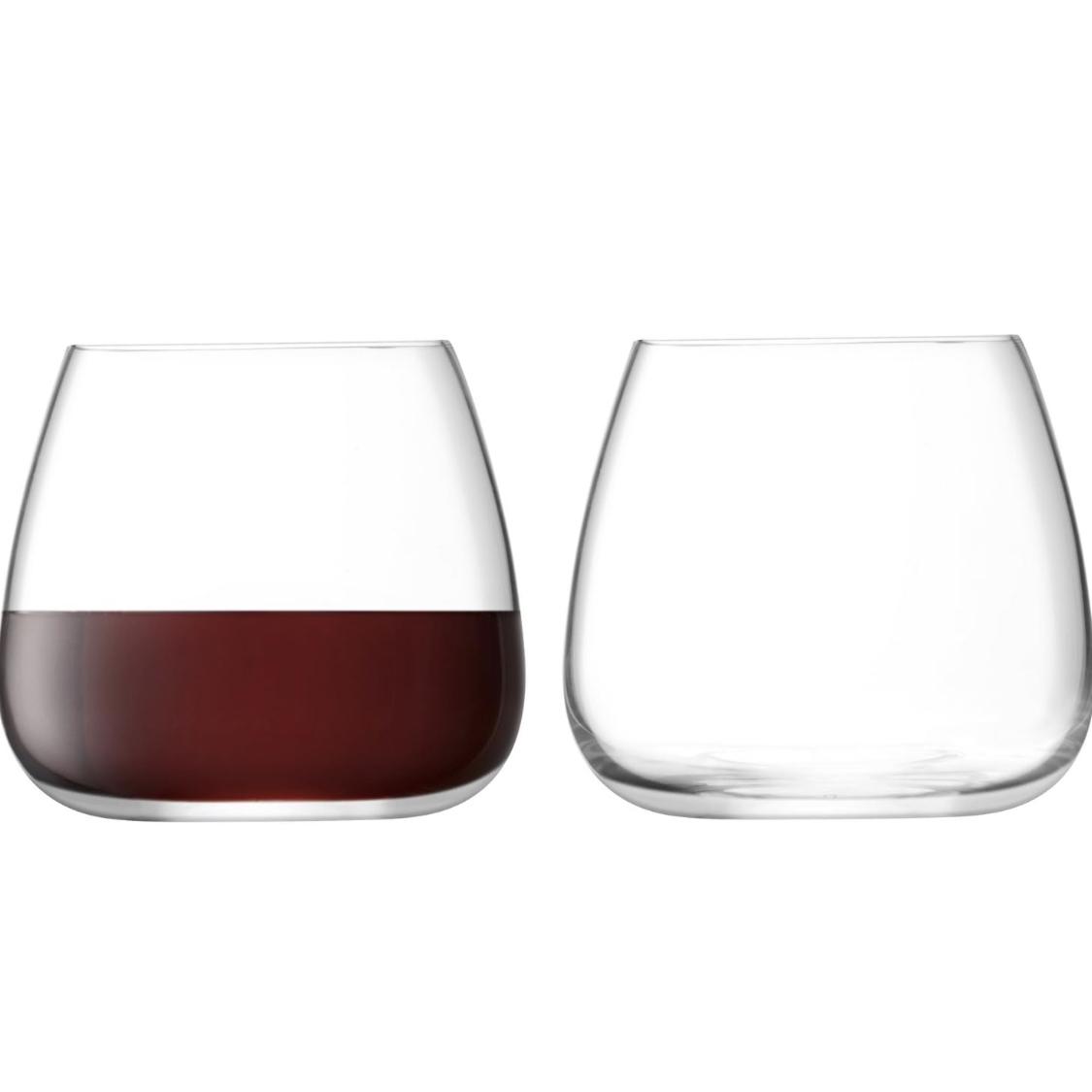 LSA International Culture Stemless Wine Glass, One Size, Clear