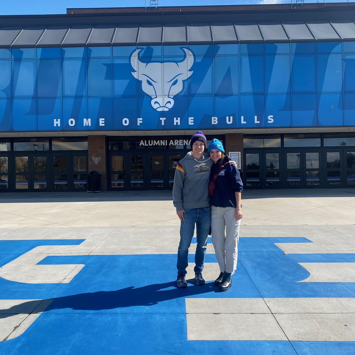 Casey’s alma mater - 💙🤍💙💙 The University at Buffalo 🦬 10/7/23