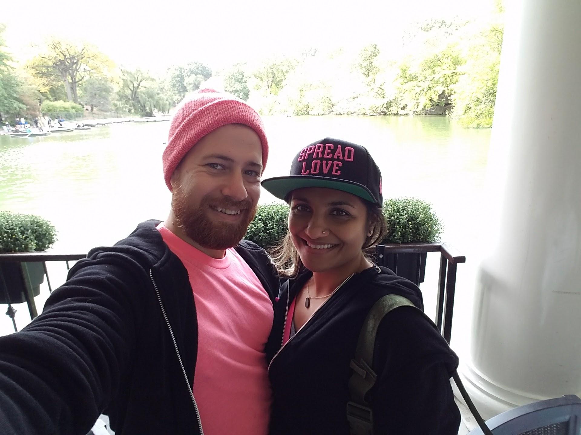 Loeb  Boathouse after the annual breast cancer walk in Central Park