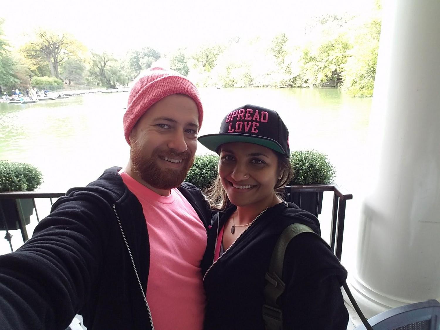 Loeb  Boathouse after the annual breast cancer walk in Central Park