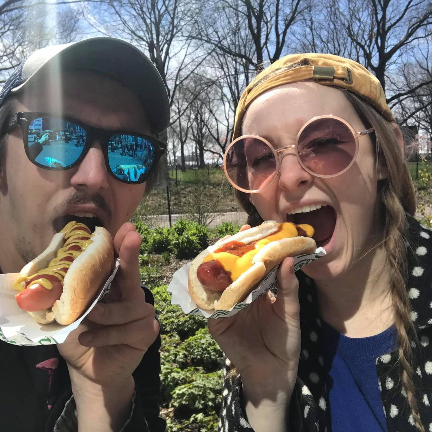 A coupla Dirty Water Dogs in Battery Park-2018
