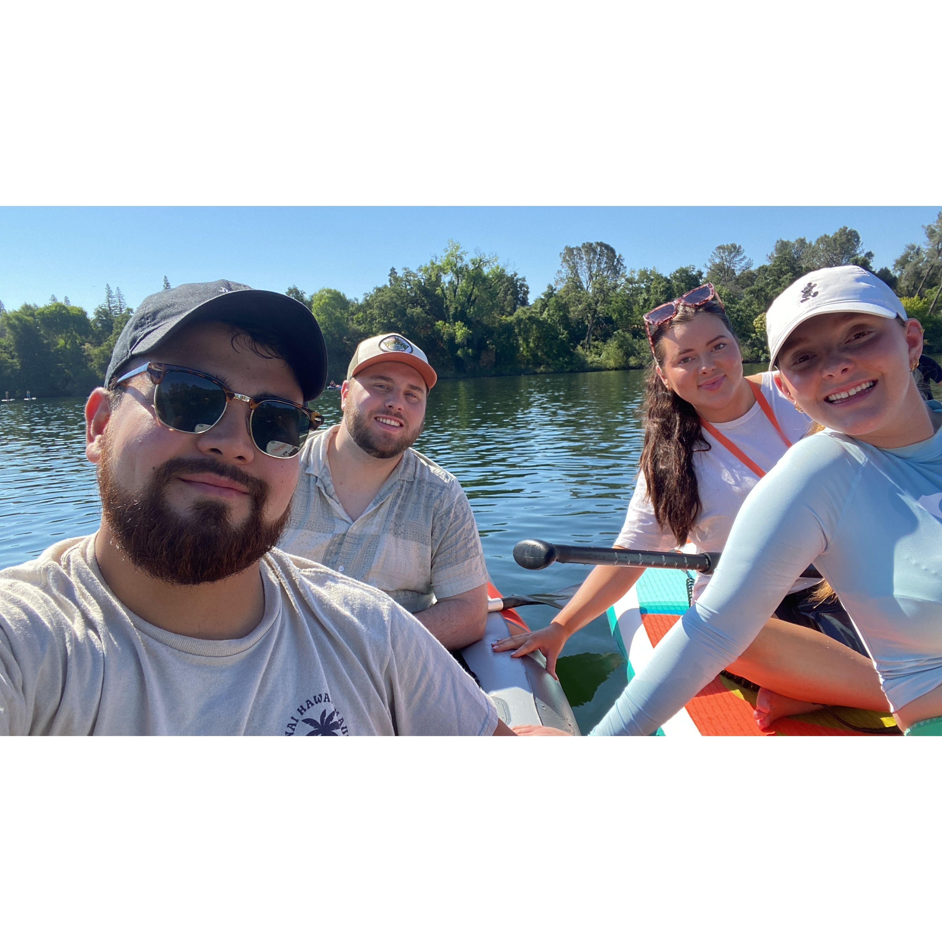 Paddle boarding on the 4th of July!