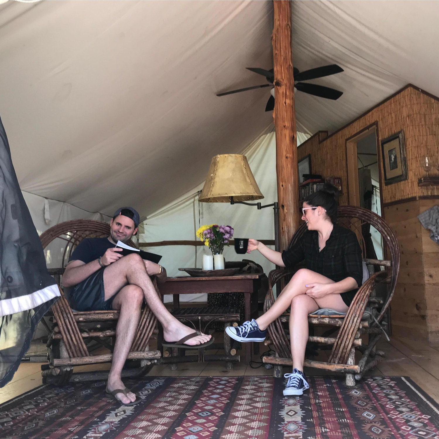 2 year anniversary, spent in a yurt