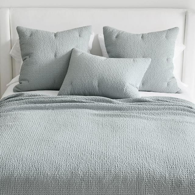 Chambray Vintage Washed Cotton/Linen Blanket, FullQueen