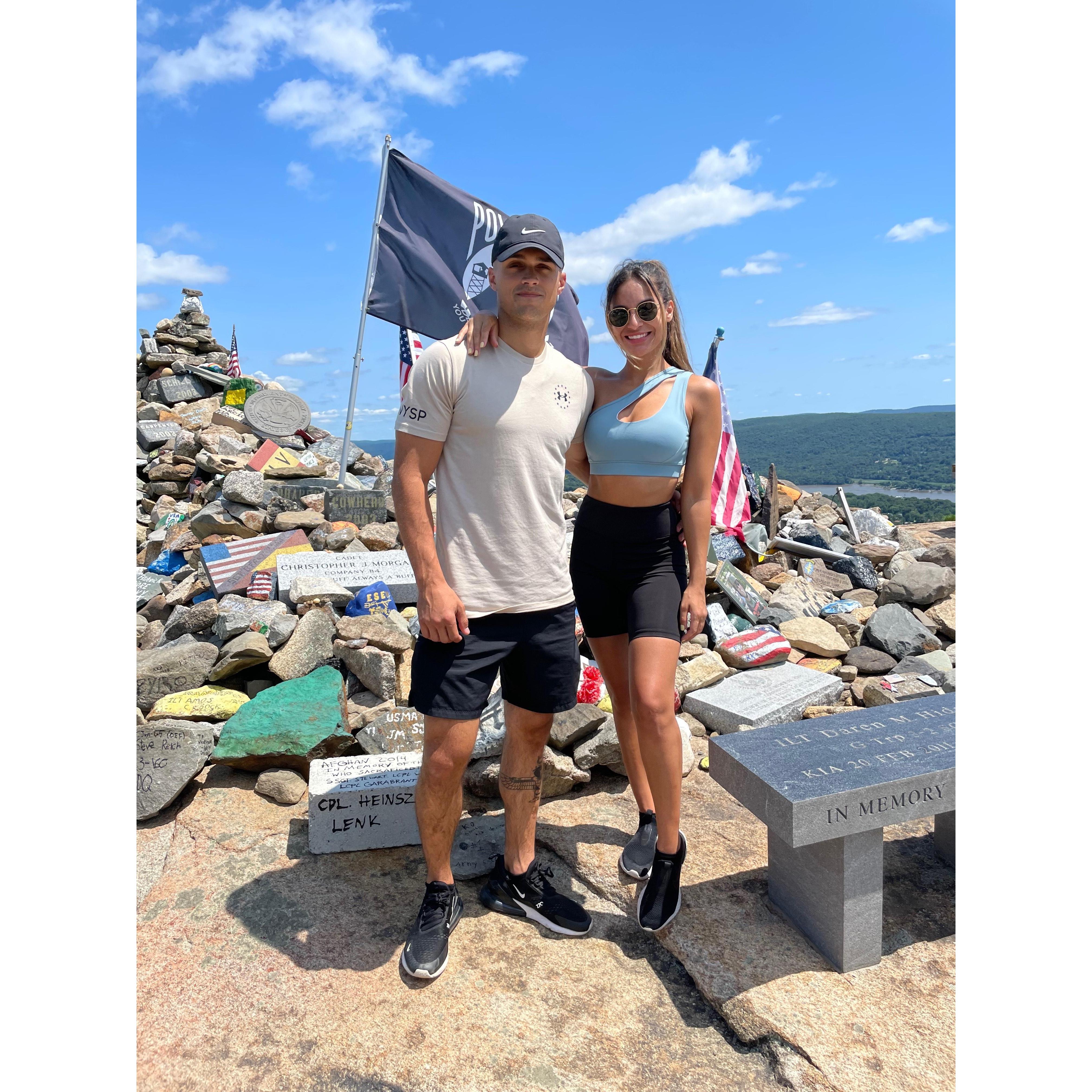 This photo was taken hours before Jake proposed!