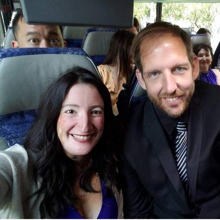 Our second wedding together! (Again, not ours). Bonus points if you spot our pal Brofka.