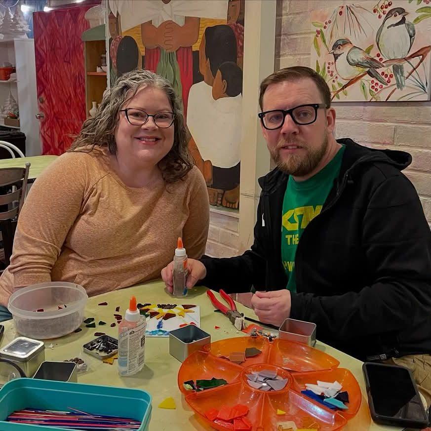 Creating glass artwork