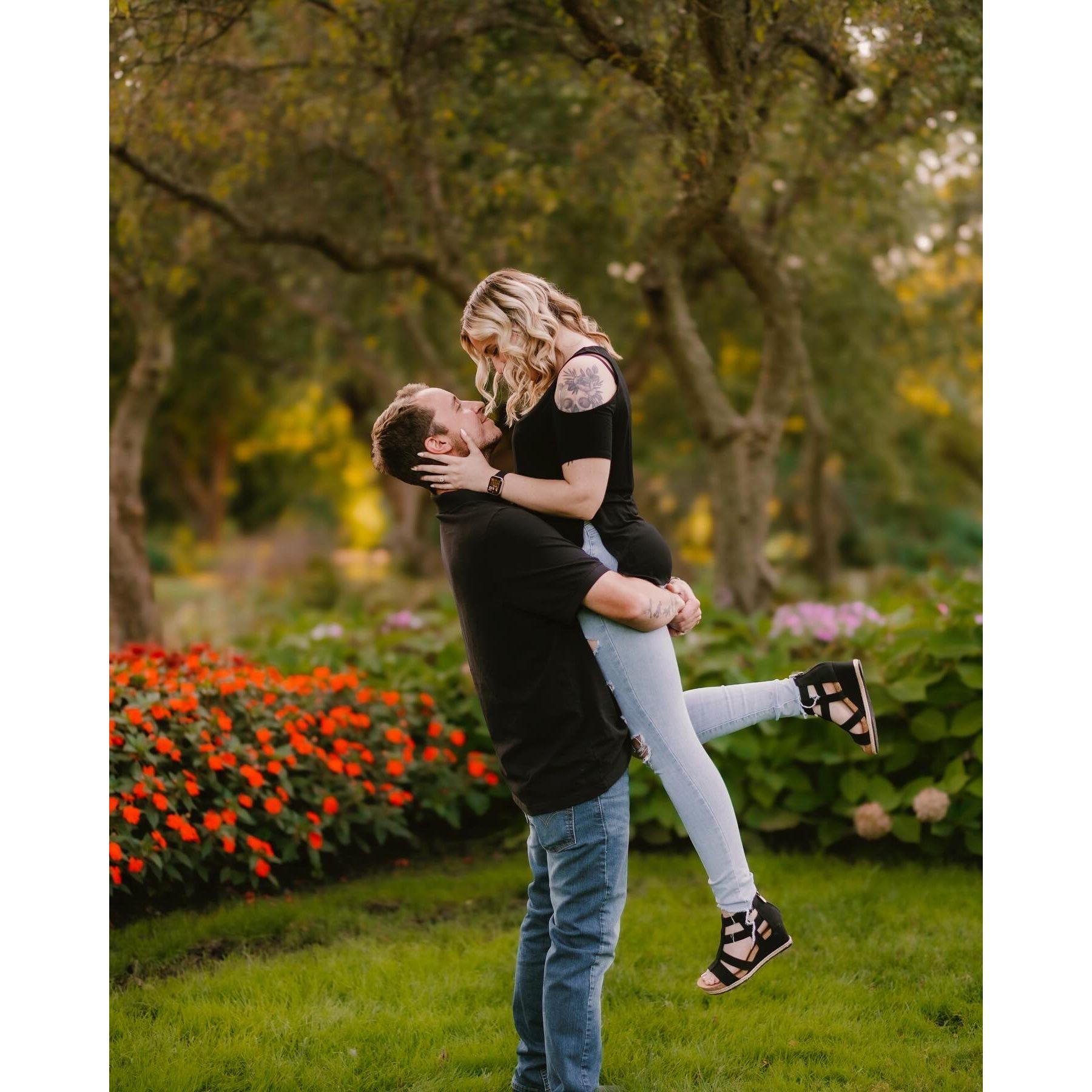 Our engagement photos (9/8/24)