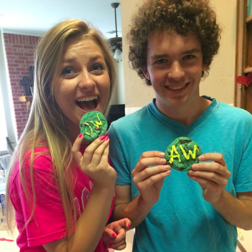 Jessica always tried to win Austin's heart by baking for him. Somehow it worked.