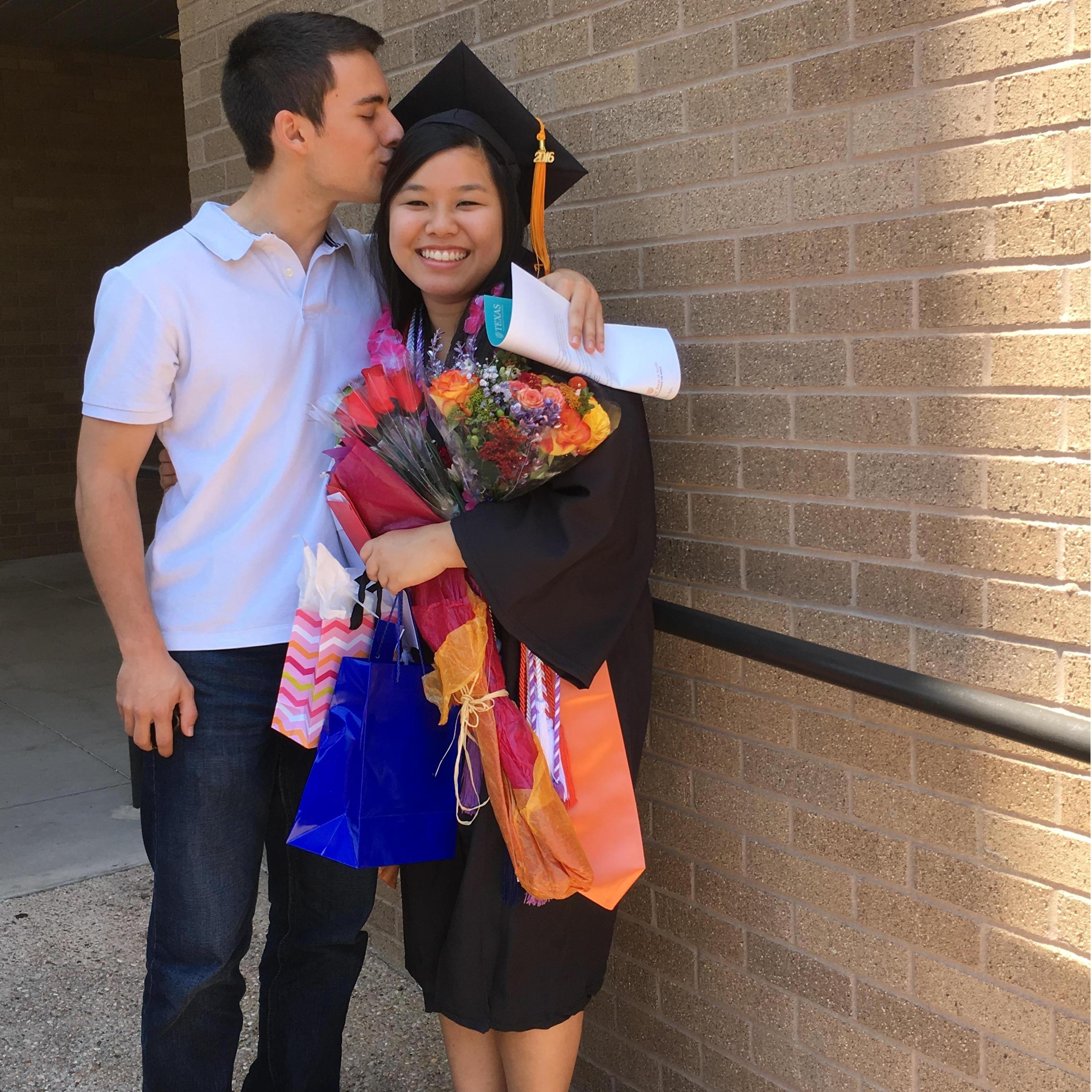 Liana's nursing school graduation