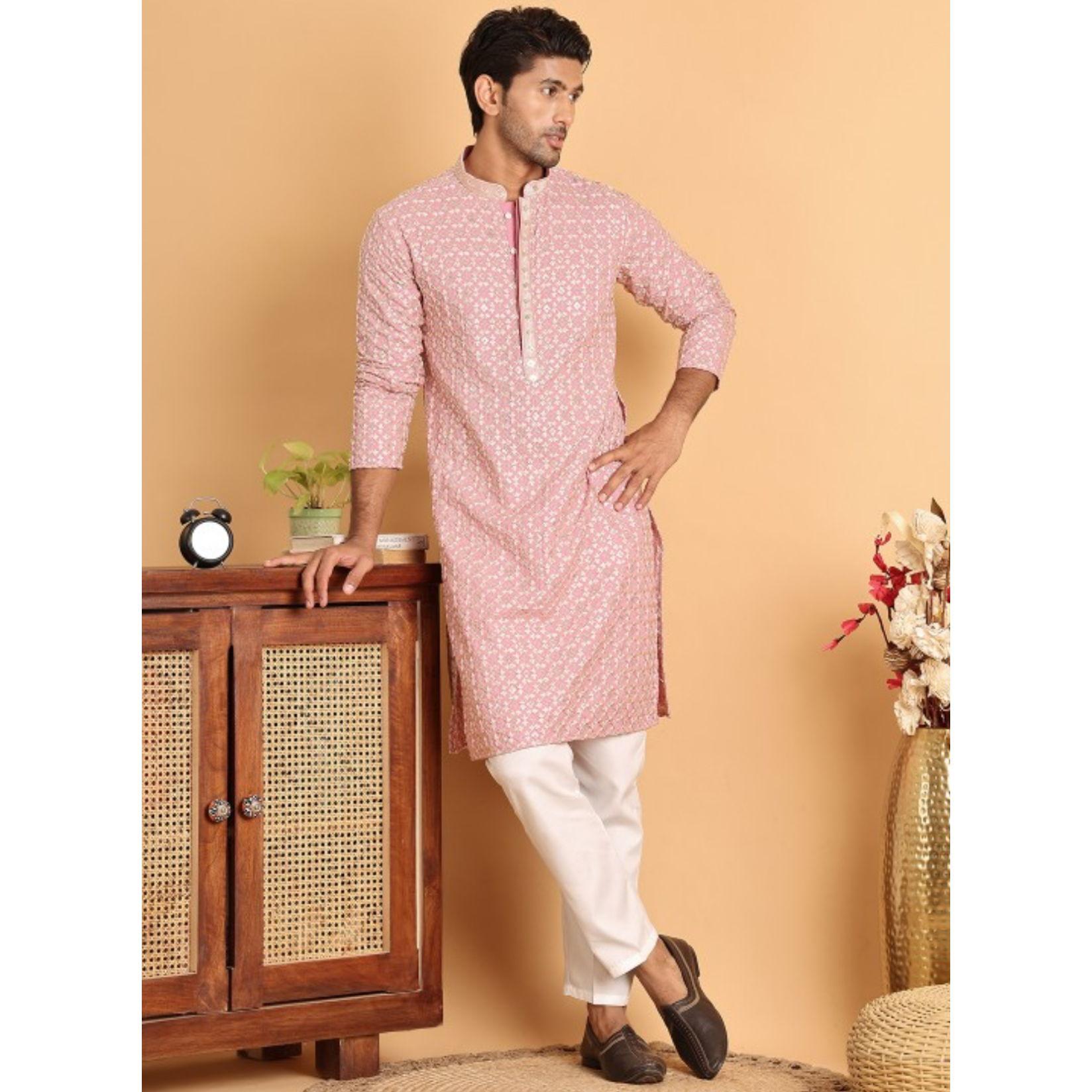 Kurta Pajama (for the guys for the Mehendi or the Janaavasam)