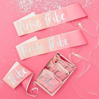 Bride Tribe Sashes, Set of 6