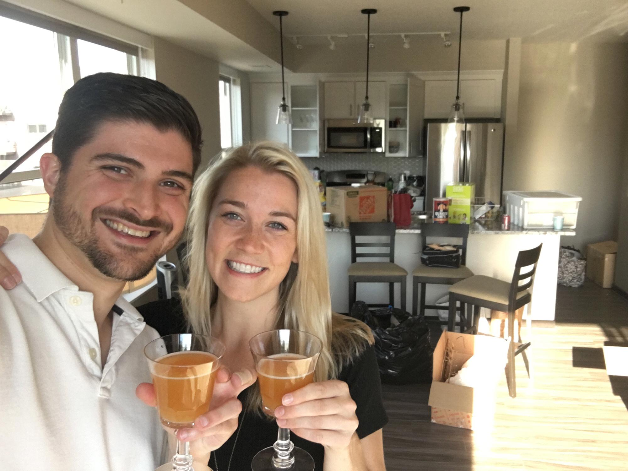 Our first apartment together (2018)