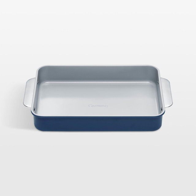 Caraway Navy Non-Stick Ceramic Rectangle Pan