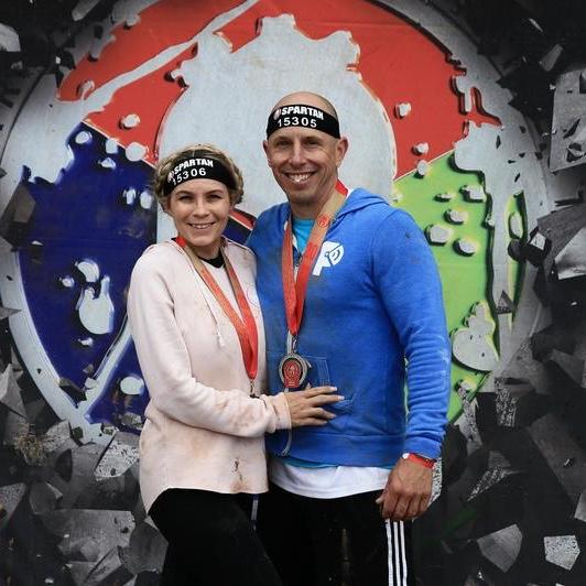 Our first Spartan race together