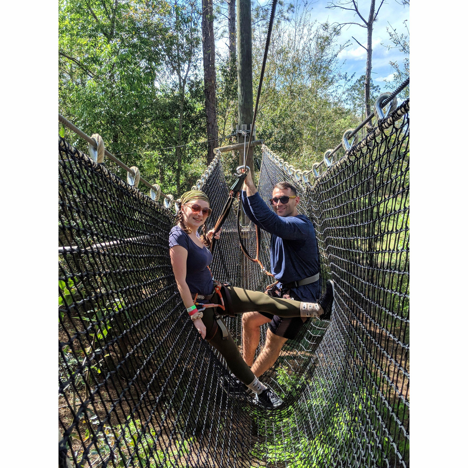 March 2019 - Zip lining