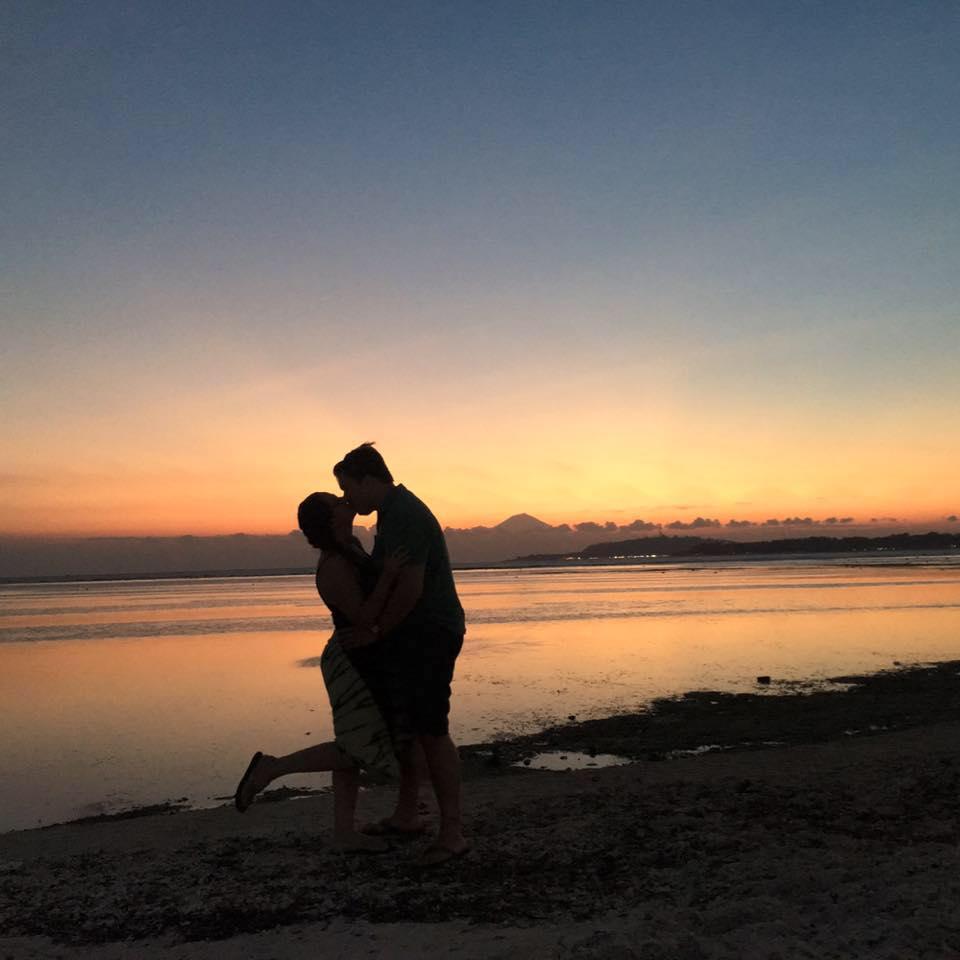 Sunset in Indonesia